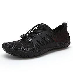 Orgonite Unisex Barfußschuhe für Damen und Herren, Schnell Trocknend Traillaufschuhe, Atmungsaktiv Fitnessschuhe Weich Leicht Badeschuhe mit rutschfest Sohle & Breiter Zehenbox von Orgonite