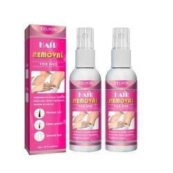 2 Stück Semi-Permanentes Haarentfernungsspray, Semi-Permanent Hair Removal Spray, Körperhaarentfernungsspray Leicht Abschäumendes Natürliches Dauerhaarentfernungsspray (Damen) von Orgrul