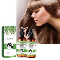 2 Stücke 100ml Rosemary Mint Shampoo Hilft das Haarwachstum zu Verbessern Rosmarin Shampoo für Haarwachstum Veganes Shampoo Gegen Haarausfall, Stimuliert das Haarwachstum, Pflegt die Kopfhaut von Orgrul