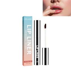 Abziehbarer Lippenkonturenstift, Plump Lip Lines Lip Liner Zeigen Sie, Dass die Lippenfarbe Make-up Nicht Abnimmt Peel Off Lip Liner Concealer Augenringe (Rotwein) von Orgrul