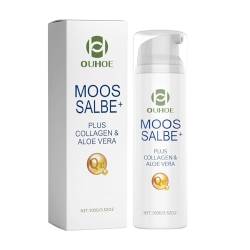 Aktiv Moossalbe Plus, Mooscreme gegen Falten, Moos Salbe Gegen Falten Gesicht, Moossalbe Gesicht Falten Antifaltencreme Soforteffekt Moos Salbe (1PC) von Orgrul