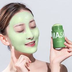 Green Mask Clay Stick, Green Mask Stick, Green Tea Mask Stick, Deep Cleansing Smearing Mask, Moisturizing Nourishing Skin, Regulieren Sie den Wasser- und Öl Haushalt der Haut von Orgrul
