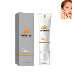 Sonnenschutz Creme, Feuchtigkeitsspendende Sonnencreme für das Gesicht SPF 50 +, UVA/UVB Schutz Super Sunscreen, Sonnenschutzcreme für Gesicht und Körper (1PC) von Orgrul