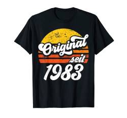 39. Geburtstag Geschenk | Retro Original seit 1983 Geschenk T-Shirt von Original Geburtstag Retro Jahrgang Geschenk Design