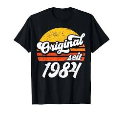 40. Geburtstag Geschenk | Retro Original seit 1984 Geschenk T-Shirt von Original Geburtstag Retro Jahrgang Geschenk Design