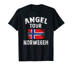 NORWEGEN Angel Tour - Geschenk für Angler T-Shirt von Original Norwegen Fischer Shirts