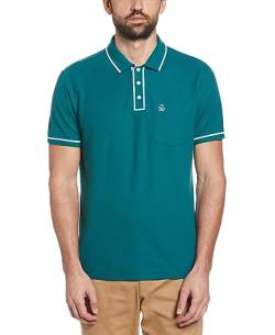 Original Penguin Herren Earl Polo Org PIQ St Polohemd, Pacific, L von Original Penguin