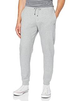 Original Penguin Herren Sticker Pete Sweat Pant Sporthose, Grau (Rain Heather 080), W34 (Herstellergröße: Large) von Original Penguin