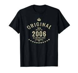 2006 Geboren Original 100% Geschenk-Idee Geburtstag T-Shirt T-Shirt von Originelle Geschenke zum Geburtstag