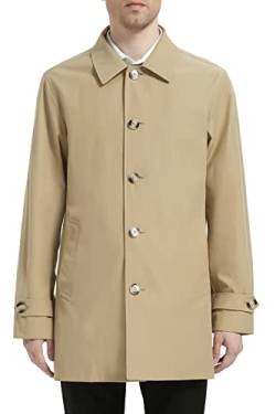 Orolay Herren Trenchcoat Outwear mit Klassischer Reversleiste Taschen Freizeitjacke Khaki XL von Orolay