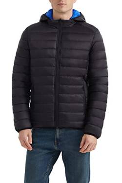 Orolay Herren Winter Warme Leichte Wendbare Baumwolljacke Mit Abnehmbarer Kapuze Blau L von Orolay