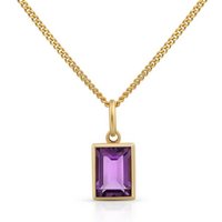 Orolino Kette mit Anhänger 585 Gold Amethyst von Orolino