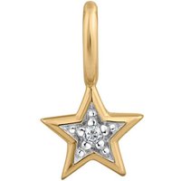 Orolino Kettenanhänger 585 Gold Stern-Motiv Brillant 0,005ct. von Orolino