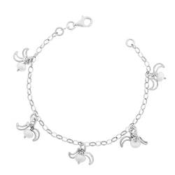 Orphelia Damen Armband 925 Sterling rhodiniert 18.5 cm Silber ZA-1802 von Orphelia