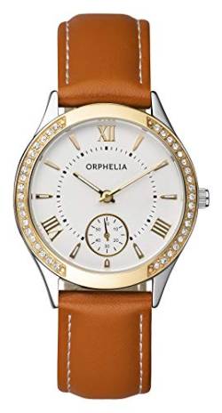 Orphelia Damen-Armbanduhr MasterGlam Analog Quarz Leder von Orphelia