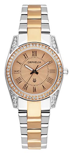 Orphelia Damen-Armbanduhr Tiara Analog Quarz Edelstahl von Orphelia