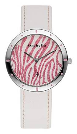 Orphelia Damen-Armbanduhr Zebra Analog Quarz Leder von Orphelia