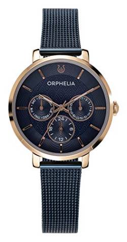 Orphelia Damen Multi Zifferblatt Uhr Derby mit Mesh Edelstahl Armband von Orphelia