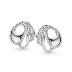 Orphelia Damen-Ohrstecker 925 Sterling Silber Zirkonia wei ZO-5024 von Orphelia