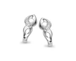 Orphelia Damen-Ohrstecker 925 Sterling Silber Zirkonia wei ZO-5113 von Orphelia