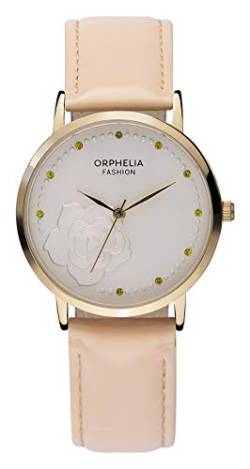Orphelia Fashion Damen Analog Uhr Petal Blossom mit Leder Armband OF711901 von Orphelia