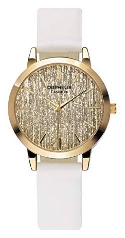 Orphelia Fashion Damen Analog Uhr Sparkle Chic mit Leder Armband OF711910 von Orphelia