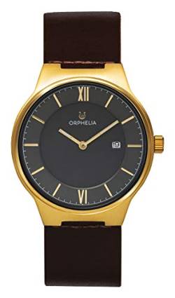 Orphelia Herren-Armbanduhr Analog Quarz mit Leder Armband von Orphelia