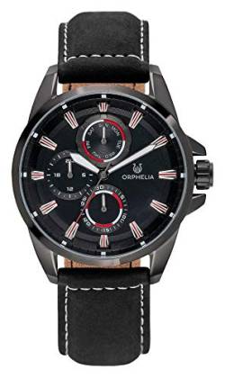 Orphelia Herren Multi Zifferblatt Uhr Eddington mit Echtleder Armband OR71900 von Orphelia