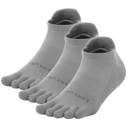 OrrinSports Zehensocken für Männer Frauen Coolmax Laufsocken 3 Paar Sportliche Viertel Fünf Fingersocken von OrrinSports