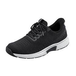 Orthofeeet Hands-Free Orthopädischer Damen Slip-in Sneaker Schwarz Kita, Größe 42 Weit von Orthofeet