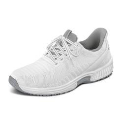 Orthofeeet Hands-Free Orthopädischer Damen Slip-in Sneaker Weiß Kita, Größe 41.5 von Orthofeet