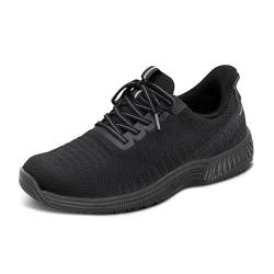 Orthofeet Hands-Free Orthopädischer Damen Slip-in Sneaker komplett schwarz Kita, Größe 6 von Orthofeet