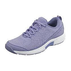 Orthofeet Orthopädischer Damen Sneaker Lavendel Coral, Größe 40 Weit von Orthofeet