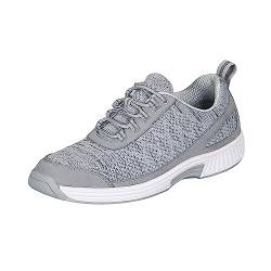 Orthofeet Orthopädischer Herren Sneaker Lava Grau, Größe 42 X-Weit von Orthofeet