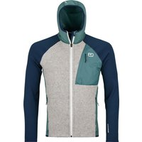 ORTOVOX FLEECE GP CLASSIC KNIT Hoodie 2024 arctic grey - S von Ortovox