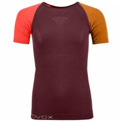Ortovox - Women's 120 Comp Light Short Sleeve - Merinounterwäsche Gr S rot von Ortovox