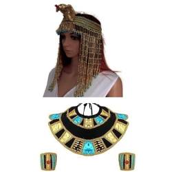 Ägyptisches Kostüm Schlangenperlen Ägyptische Prinzessin Stirnbänder Ägyptischer Gürtel Kragen Armbänder Ägyptisches Halsband Für Frauen Und Männer Ägyptische Kultur von Osdhezcn
