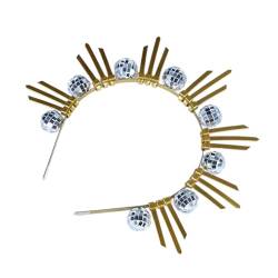 Ball-Stirnband, einzigartiges Haarband für Damen, stilvolle Kopfbedeckung für Partys, multifunktionaler Kopfschmuck, Ornament, Verlobungshaarband von Osdhezcn
