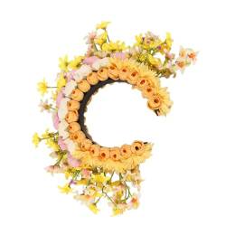 Ethnisches Blumen-Stirnband, modisch, floral, trendig, Haarschmuck für Partys, Damen-Haarschmuck von Osdhezcn