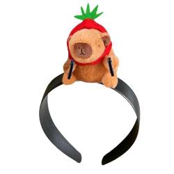 Modische Capybara-Haarbänder, auffälliges Stirnband, lustig, zahnlos, Haarschmuck für Damen und Mädchen, bequemes Stirnband für lange Haltbarkeit von Osdhezcn
