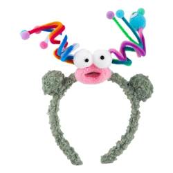Oshhni Plüsch-Haarreifen, lustiges Stirnband, Halloween-Kostüm, Kopfschmuck, Kopfschmuck für Rollenspiele, hellgrün von Oshhni