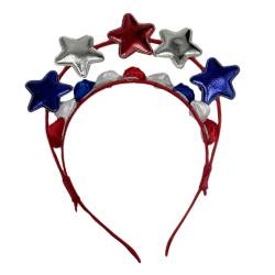 Oshhni Unabhängigkeitstag-Stirnband, Halloween-Kopfschmuck, lustiges Kostümzubehör, Halloween-Haarband, patriotisches Stirnband zum Geburtstag von Oshhni
