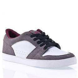 Osiris Herren Reason Skate Shoe, Anthrazit/Weiß/Burgunderrot, 43 EU von Osiris