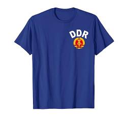 DDR Sport Hemd TrainingsNicki Blau T-Shirt von Ossi Zeiten - Von Ossis für Ossis