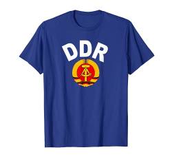 DDR Sport Wappen Deutsche Demokratische Republik T-Shirt von Ossi Zeiten - Von Ossis für Ossis