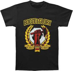 Booze and Glory Men's As Bold As Brass T-Shirt Black Size XL von Otac