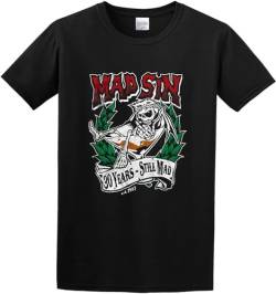 Men's Mad Sin,The Surfrats,The Meteors,Tiger Army,Horror,Demented Are Go Men's T-Shirt Size XL von Otac