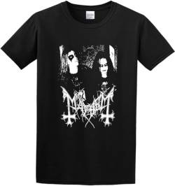 Men's Mayhem Dead Morbid Norwegian Metal Euronymous Hellhammer Watain Cotton T Shirt Size S von Otac