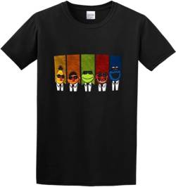 Men's Reservoir Muppets T-Shirt Print Tees Short Sleeve O Neck Size XXL von Otac