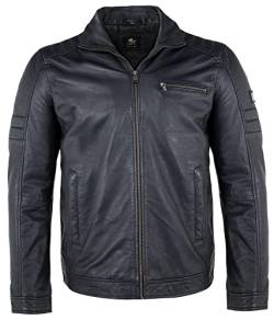 Otto Kern - Herren Echtleder Lederjacke Lammnappa Navy Größe 54 von Otto Kern